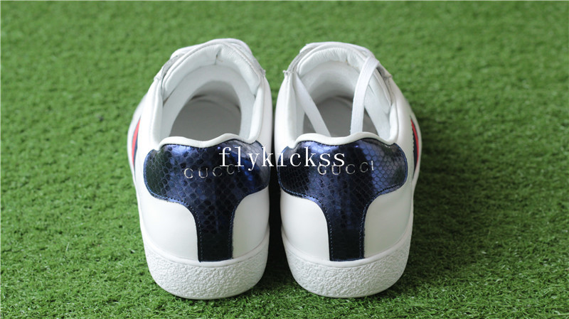 GC Ace Embroidered Sneaker Low Top White Blue